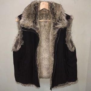 Reversible Faux Fur Vest
